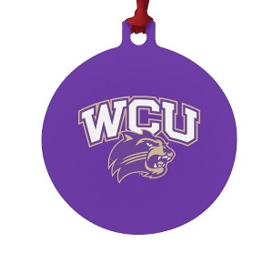 Western Carolina Primary Logo Aluminum Holiday Christmas Tree Ornament - 1 of 4