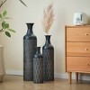 GDFStudio Jovi Modern 3 Piece Textured Pattern Decorative Vases - 4 of 4