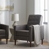 Modern Recliner Chair with Button Tufted Back,Push Back Accent Chair with Tapered Wood Legs-Maison Boucle - 3 of 4