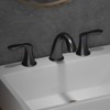 5-Inch Widespread Bathroom Sink Faucet - 2-Handle Low Arc Vanity Faucet | 3-Hole Basin Faucet with Pop-Up Drain & cUPC Water Supply Lines - 2 of 4