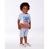 Deux par Deux Boy French Terry Short Pale Blue - 3 of 4