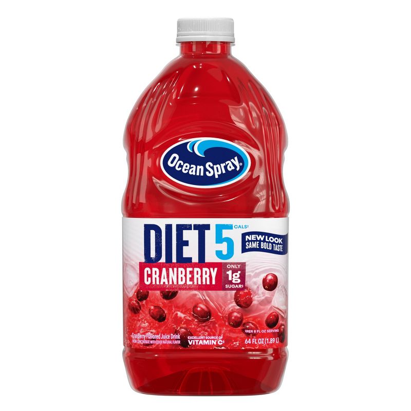 Ocean Spray Diet Cranberry Juice - 64 fl oz Bottle, 1 of 10