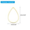 Unique Bargains Copper DIY Jewelry Making Wide Usage Easy to Use Beading Hoop Earrings 60Pcs - 2 of 4