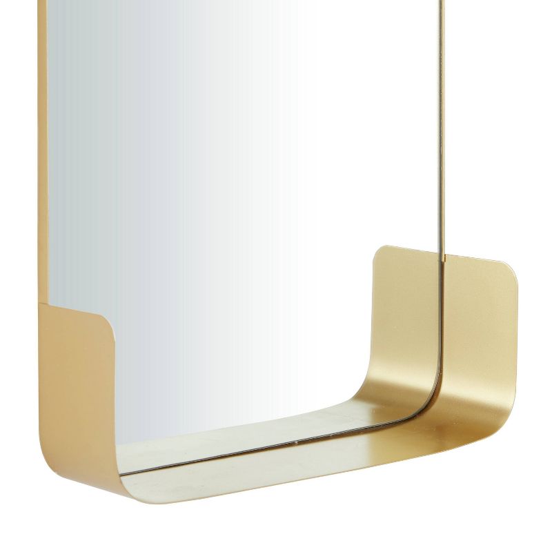 Metal 1 Shelf Wall Mirror - CosmoLiving by Cosmopolitan, 5 of 6