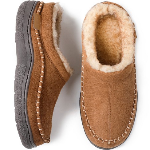 Men's Wool Lined Ridge Slipper, Size 13-14 Us Men, Tan : Target