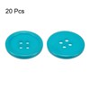 Unique Bargains Sewing Resin Round Flat 4-Hole Replacement Craft Buttons 20 Pcs - 3 of 4