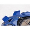 Pagani Huayra Roadster Blue Tricolore Carbon Fiber with Black Top with Luggage Set 1/18 Model Car by Autoart - 3 of 4