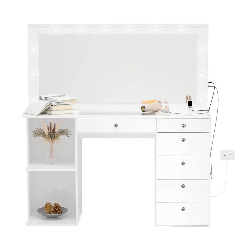 Emmy Lighted Makeup Vanity - Boahaus, 3 of 8