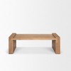 HomeRoots 48" Natural Solid Wood Sled Coffee Table - 4 of 4