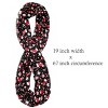 Wrapables Lightweight Winter Holiday Christmas Scarf, Stockings and Stars Black - 2 of 4