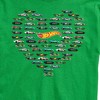 Men's - Hot Wheels - Valentine's Hot Wheels Heart Short Sleeve Graphic T-Shirt - 2 of 4