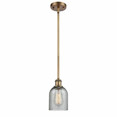 Caledonia - 1 Light Mini Pendant In Industrial Style-10 Inches Tall and 5 Inches Wide