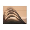 Trademark Fine Art Hilde Ghesquiere Wave Wood Slat Art - 3 of 4