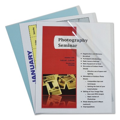 C-Line Report Covers Vinyl Clear 8 1/2 x 11 100/BX 31357