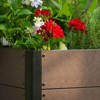 Wood Raised Garden Bed,Outdoor Rectangle Planter Box,Large Tall Elevated Garden Bed for Vegetables,Herbs, Flowers in Patio,Backyard,Balcony - 4 of 4