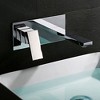 sumerain Wall Mount Bathroom Faucet and Rough in Valve Included Chrome, Left-Handed Single Handle - 2 of 4