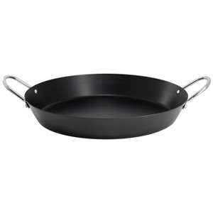 Oster Smithfire 16 Inch Nonstick Carbon Steel Paella Pan in Dark Gray - 1 of 4