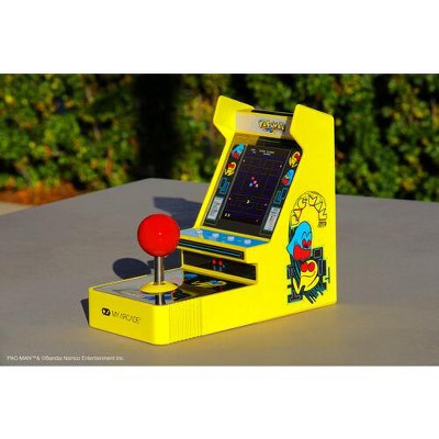 Yellow Handheld Retro Arcade Joystick Player with LCD Screen