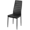Tangkula Set of 6 Dining Chairs High Back Kitchen Home Furniture,PVC - 4 of 4
