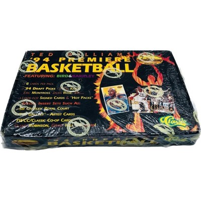 1994 Classic Ted Williams Premier Basketball Box Jordan Jeter Cards