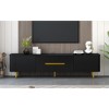 TIRAMISUBEST Minimalist TV Stand for TVs up to 85 Inches, Modern Entertainment Center Media Console with 4 Spacious Cabinets for Living room - 4 of 4