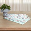 The Lakeside Collection Stella Mushroom Set of 4 Placemats and Runner - Set of 4 Placemats - 3 of 3