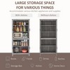64" 4-Door Kitchen Pantry, Freestanding Storage Cabinet with 3 Adjustable Shelves for Kitchen - 4 of 4