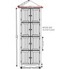 NicBex 72" Corner Cabinet with Doors,Bathroom Cabinet with Adjustable Shelves,Corner Kitchen Pantry,Storage Cabinet for Kitchen & Living Room - 3 of 4