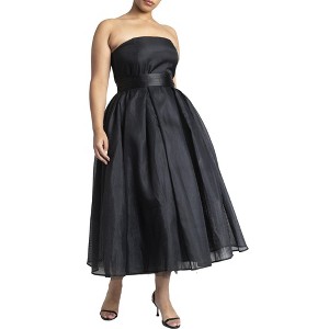 ELOQUII Women's Plus Size Strapless Crinoline Dress - 1 of 4