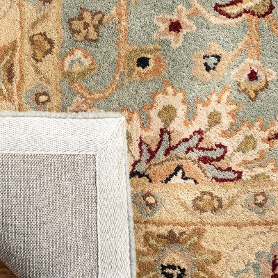 Heritage Elegance Off-White Tufted Wool Accent Rug 24" x 4"