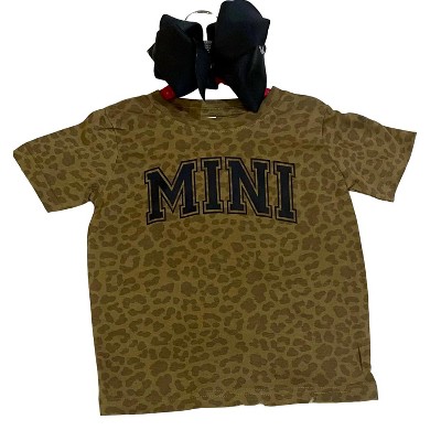 Girl Mini Leopard Tee - Southern Backroad Tees