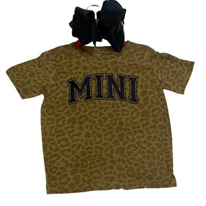 Girl Mini Leopard Tee - Southern Backroad Tees - 1 of 1