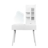 Gulches Vanity Desk with Mirror and Lights, Makeup Vanity Mirror with Lights,Dressing Table with 3 Drawers - 3 of 4