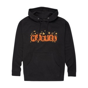 Men's - Marvel - Pumpkin Graphic Fleece Pullover Hoodie - 1 of 4