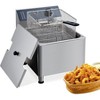 Commercial 11 L/3.3 gal Deep Fryer 1700W,Stainless Steel Electric Fryer with Adjustable Thermostat, Extra-Thick 6 LB Basket - 2 of 4