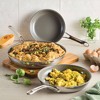 Anolon EverLast  (8.5", 10" and 12.25") Ceramic Nonstick Clad Induction Stainless Steel Frying Pan Set - 2 of 4