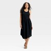 Women's Drop Waist Midi A-Line Dress - Universal Thread™ - 3 of 3