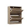 Famapy Vintage Wooden Shoe Cabinet with Adjustable Shelves,Thickened Panels & Bottom Waterproof,Space-Saving Flip Up Shoe Rack for Entryway/Bedroom - 2 of 4