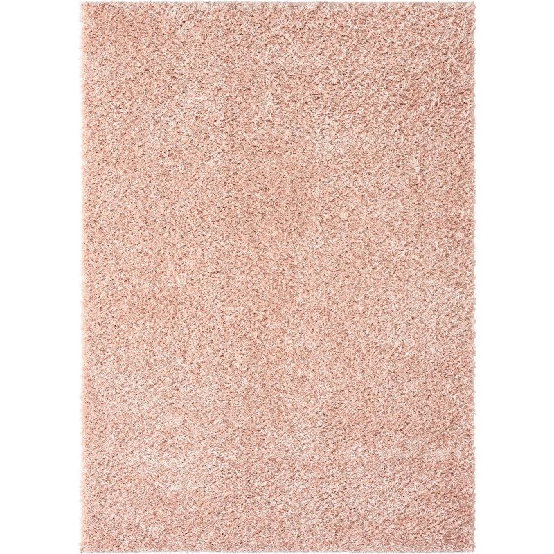 Luxe Weavers Plush Collection  Modern Shag Solid Area Rug, 3 of 18
