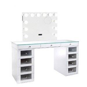 Impressions Vanity SlayStation® Pro 2.0 Tabletop + Vanity Mirror + 4 Drawer Units Bundle - 1 of 4