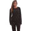 #FollowMe Womens Ultra-Soft Velour Jogger Pajama Set  Relaxing & Stylish Sleepwear - 4 of 4