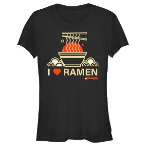 Juniors Womens Maruchan I Heart Ramen T-Shirt - 1 of 4