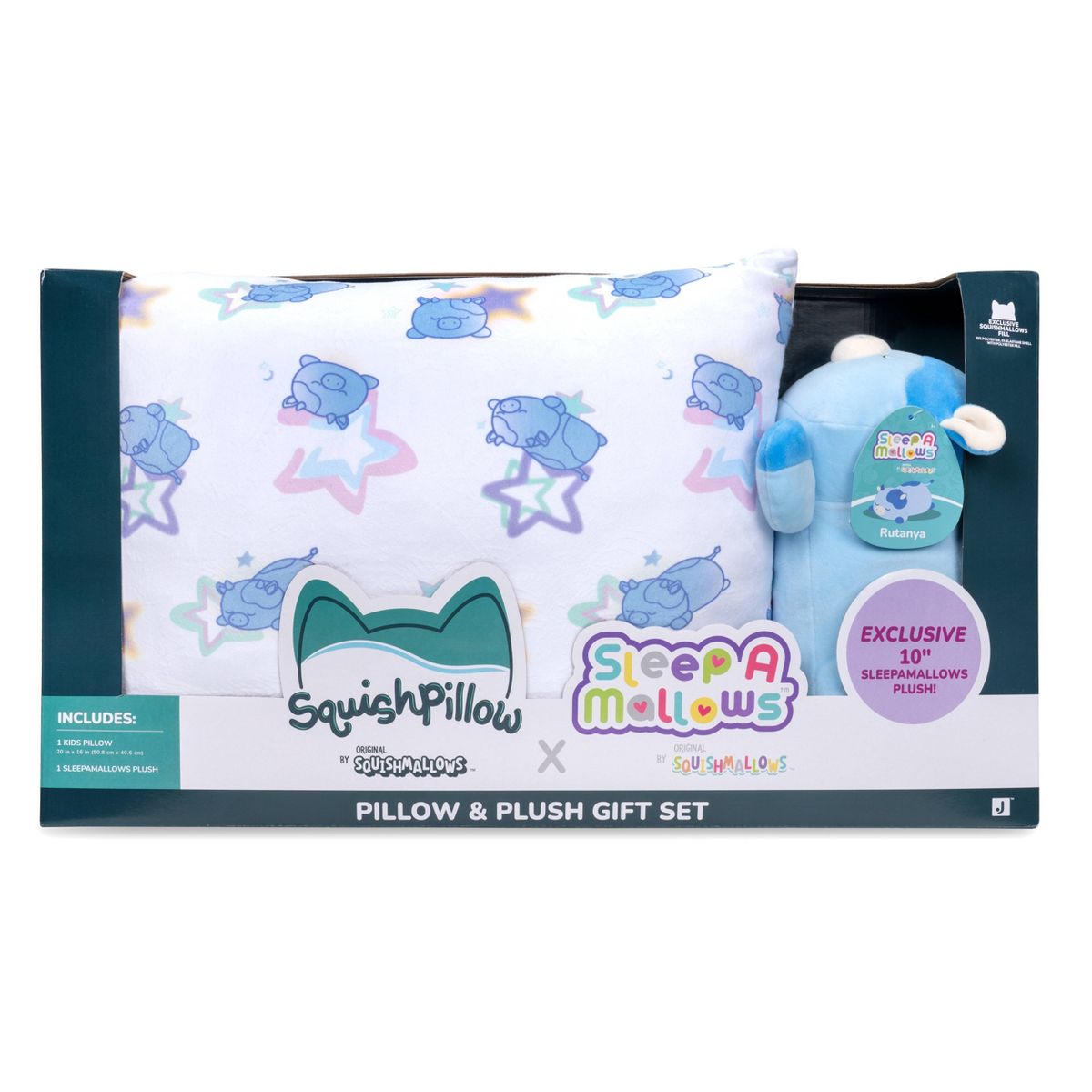 SquishPillow Kids Pillow and Plush Set Rutanya - thumbnail 2