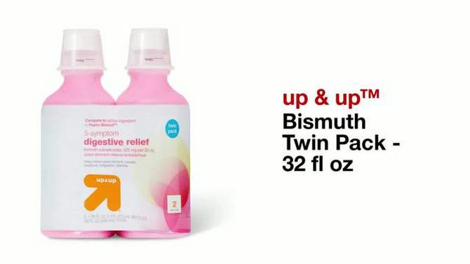 Bismuth Twin Pack - 32 fl oz - up &#38; up&#8482;, 2 of 5, play video