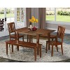Luxury Dinette Set - Small Dining Table with Chairs & Bench - Modern Dining Room Furniture - 2 of 4