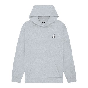 Dalix Ghost Embroidery Relaxed Hoodie Soft Fleece Sweatshirt Fit Lounge Mens - 1 of 4