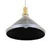 Yosemite Home Decor Gris Plateado Collection One Light Pendant, Silver Grey - 4 of 4