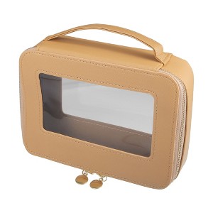 Unique Bargains Clear Travel Makeup Bag 1 Pc - 1 of 4