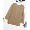 Girls Long Sleeve Cardigan Sweaters Open Front Cable Knit Chunky Cardigans Kids Oversized Cute Outerwear Coat - 3 of 3