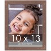 PosterPalooza | Photo Size Shabby Chic Brown Picture Frame - UV Acrylic, Foam Board Backing, Hanging Hardware - 2 of 4
